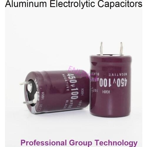 1pcs RH1 Good quality 450v100uf Radial DIP Aluminum Electrolytic Capacitors 450v 100uf Tolerance 20% size 22x30MM 20