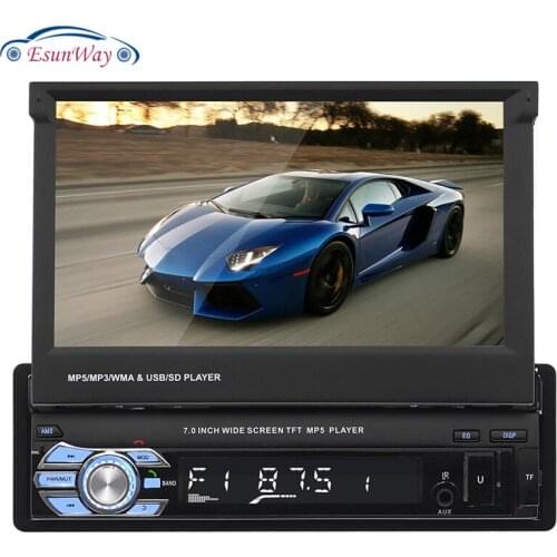7 Inch Touch Screen 1Din Car Radio Audio Video MP5 Player Auto radio AUX-IN /FM Mirror Link Multimedia Player