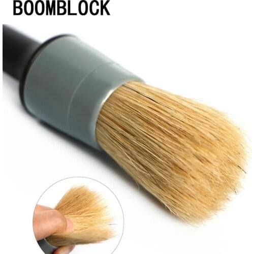 Car Styling Car Detailing Brush Soft Bristle Wood Handle Cleaning Tools For Seat Renault Duster Megane 2 Logan Captur Mazda 3 6