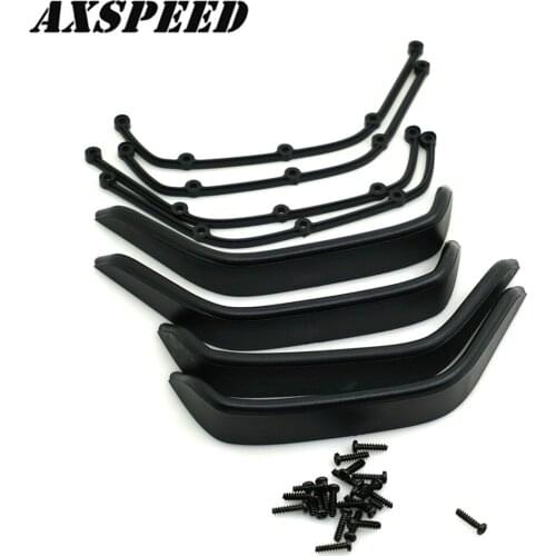 AXSPEED SCX10 Mud Fenders Flares for 1:10 RC Crawler Axial SCX10 Body Shell Parts