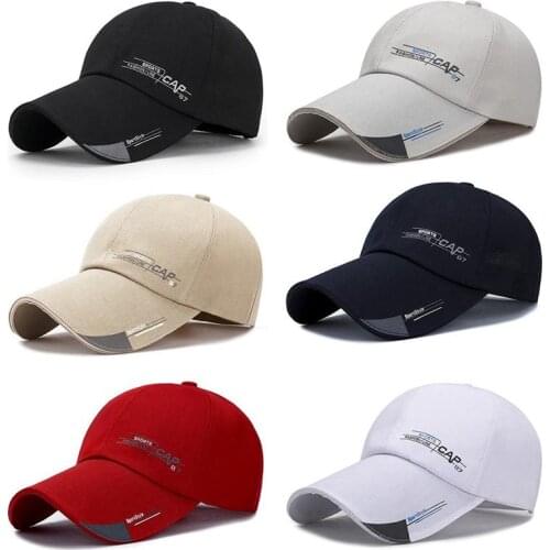 Long brim baseball cap mens sun visor hat New Quick Dry Waterproof Sport Duck Tongue Sun Hat Outdoor Space Baseball Cap