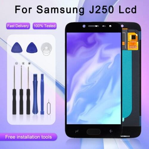 5.0inch OLED J2 2018 Display For Samsung Galaxy J250 Lcd Touch Panel Screen Digitizer J2 Pro Assembly With Tools