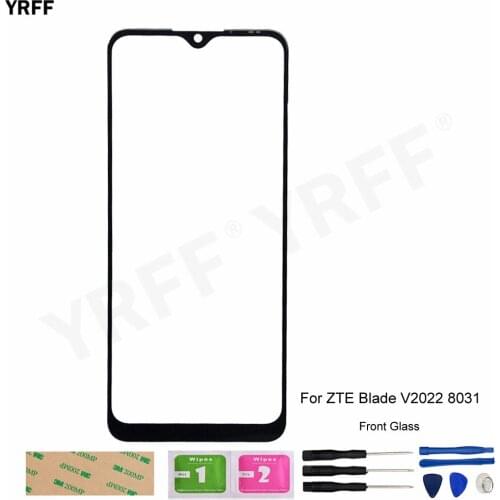 For ZTE Blade V2022 8031 (No Touch Screen) Front Glass Panel 8031 Outer Panel Cover Phone Repair Sets