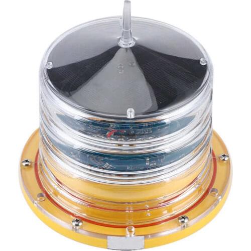 IP68 Solar Power Barge Safety Boat Beacon Light 20LEDs Flashing Floating Light 256 Lamp Beads for Ship Marine Boat Sidelight