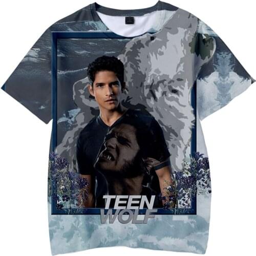 Classic Teen Wolf Trendy Style 3D Print O-Neck T-shirt Women Men Summer Short Sleeve Tshirts Harajuku Streetshirt Boys Girls Tee