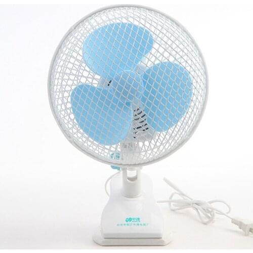 ITAS1369 Mini Household Electric Fan Silent Shaking Head Fan Office Small Fan Strong power wind Bed desk fan wall hanging