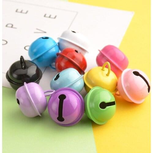 Wholesale multicolor bells. 12 mm pet accessories/Christmas decorations 100pcs/bag 011010001