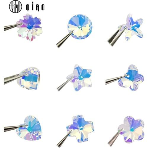 Best quality 14mm 84pcs/box crystal charms glass beads beads crystal pendant rhinestones gems for Jewelry making Earrings DIY