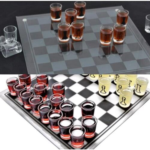 Chess Cup Game Set Board Development Chess Card Wine Cup Game Chess Set Drinking Game Set Pretty Ideal Gift Funny HighQuality