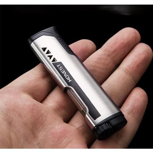 Refillable Inflatable Straight Into The Windproof Lighter Personalized Gift Inflatable Lighter Smoking Accessories for Weed