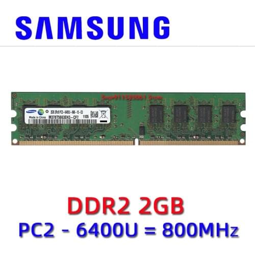 Desktop memory Samsung DDR2 2GB 4GB 800MHz PC2-6400U 800 2G computer RAM 240PIN Original authentic