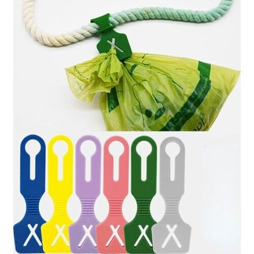 New Silicone Dog Poop Bag Holder Pet Garbage Bag Clip Hands-free Clip Dog Cleaning Supplies Dog Poop Bag Dispenser