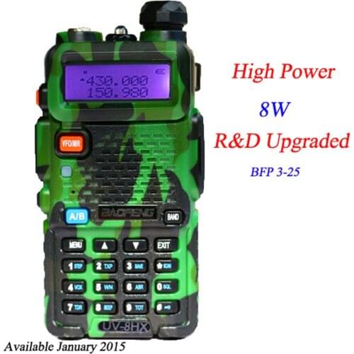 Origianl Baofeng UV5R 8W Dual Band Walkie Talkie Emisoras Radio VHF UHF Portable Radio Station HF Transceiver Ham Radio