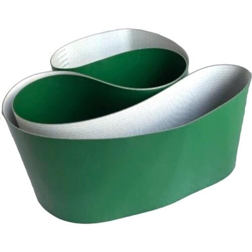 Perimeter:15meters Width:300mm Thickness:3mm Green PVC Conveyor Belt(Can Customized)