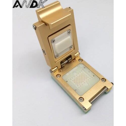 LGA60 Pogo Pin Probe Flash Programmer Adapter Burn in Test Socket LGA60 iPad mini2 mini4 Alloy Clamshell iphone NAND programmer