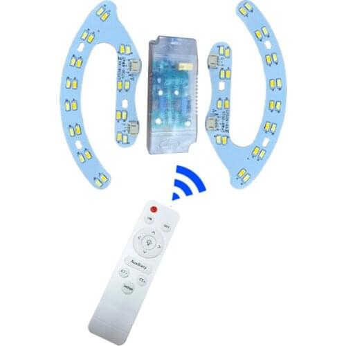 LED Light Source For Ceiling Lamp Remote Control Marked 12W 24W 36W 48W 220V With Magnet Led Lights Replacement PCB