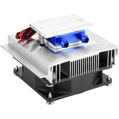 DIY Thermoelectric Cooler Cooling System Semiconductor Refrigeration System Kit Heatsink Peltier Cooler for 10L Water