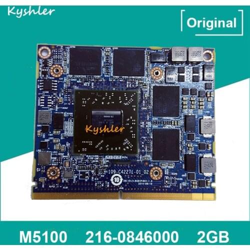 M5100 216-0846000 2GB 109-C42271-01_02 Graphic Display Video Card For HP EliteBook 8570W 8770W Working Perfectly