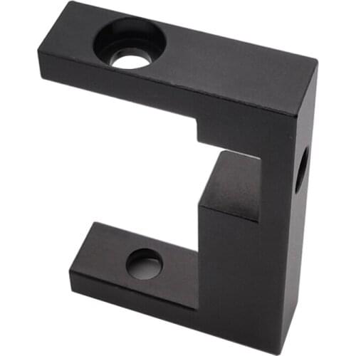 2pcs High Quality Black 2040 Fixed Block Fixed Mount Outline MGN12 Linear Guide Fixed Block for 3D Printer BLV Ender-3 Series