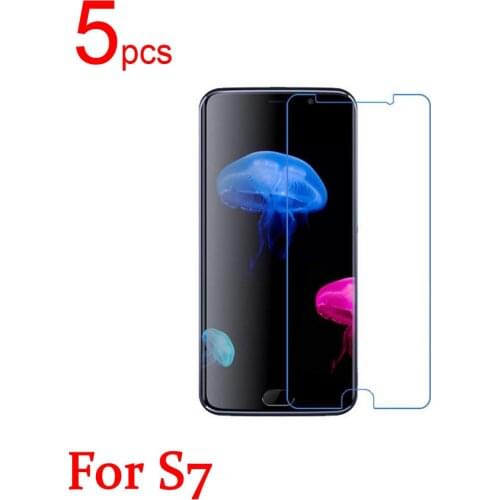 5pcs Ultra Clear Glossy/Matte/Nano Anti-Explosion LCD Screen Protector Film Cover for Elephone S7 Protective Film + Cloth