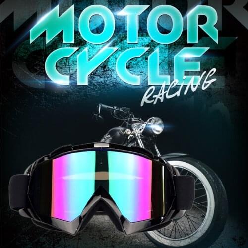 Motorcycle Goggles Glass Cycling Off Road Helmet Ski Sport for Motorbike Moto Dirt Bike Racing Goggles Downhill Dustproof Goggle