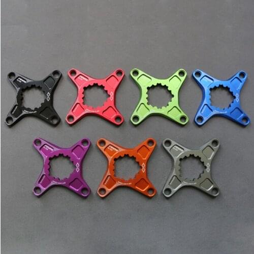 1pcs 104mm BCD Bicycle crankset Modular crank Disc tray claw positive and negative teeth single disc GXP crank integrated disc
