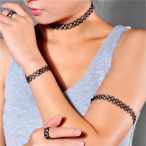 1pcs Sell Choker Necklaces Colorful Chokers Particular year Necklace Beach Jewelry Water Drop Circular Cobwebbing Clavicle