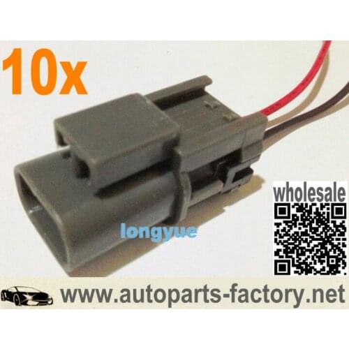 Longyue 10pcs 2 way Alternators Repair Connector Harnesses