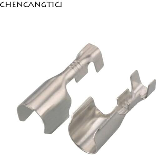 50 Pcs Automotive Splice Wire Terminal G188 Crimping Loose Electric Vehicle Fuse Tube Mental Pins For Car DJ221-5.7A