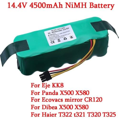 14.4V 4500mAh Sweeping robot NiMH battery for Kitfort KT504 Haier T322 T321 T320 T325/Panda X500 X580/Ecovacs Mirror CR120