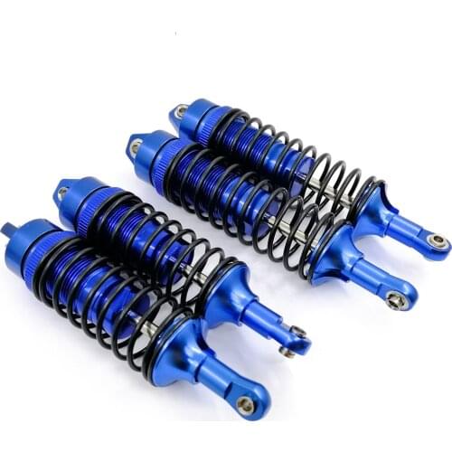 Aluminium Alloy Shock Absorber Assembled Full Metal Big Bore Shocks Front & Rear for Traxxas 1/10 Slash 4x4 RC Car Truck Acc