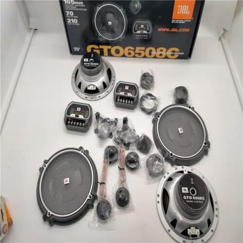 Free Shipping 1Set JBL GTO 6508C Car Audio 2-Way 6.5 Inch 70W Door Bass Component Tweeters Speakers Kit Made In U.S.A Of Harman