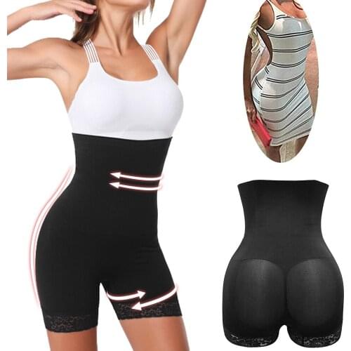 SURE YOU LIKE Seamless Lace Shapewear Women High Waist Trainer Butt Lifter Slimming Tummy Conrtol Body Shaper Underwear Panty