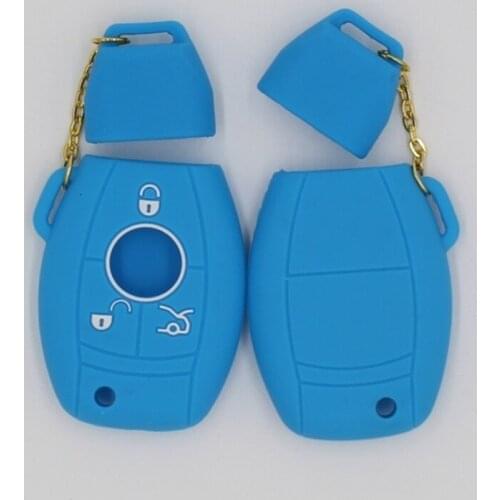 Car Key Case Cover Key Bag For Mercedes Benz A B C S Class AMG GLA CLA GLC W176 W221 W204 W205 Accessories Holder Shell Keychain