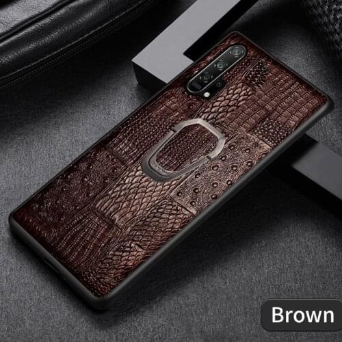 Phone case For Huawei Honor 8 8X 9 9X MAXGenuine Leather Cowhide Honor10 10i 20 Lite nova 3 30 Pro plus Bracket Back cover