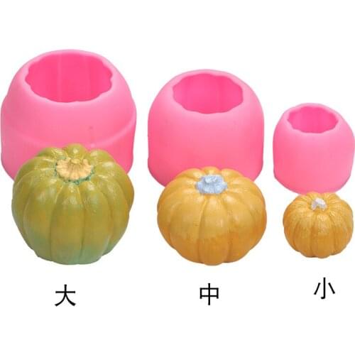 Fondant Pumpkin Modeling Thanksgiving Decorative Silicone Mold 19-210