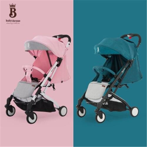 BABYTHRONE free shipping Lightweight Baby buggy one-hand folding baby stroller infant carriage for 0-36month baby