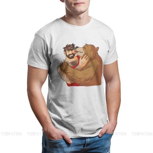 BEAR KISS Hip Hop TShirt Gay Lesbian Homosexual LGBT Pride Month Parades Leisure Plus Size T Shirt Summer Stuff For Adult