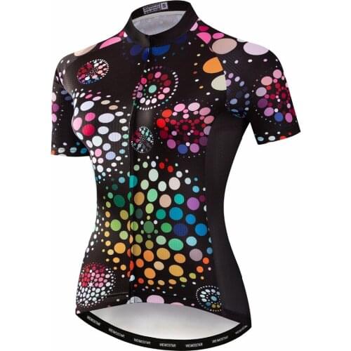 Cycling jersey Women Bike jerseys Short sleeve 2020 MTB Top Maillot Pro Team Summer racing Road Mountain sports shirt black pink
