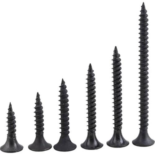 GuHua Reinforced KA Phillips Countersunk Head Self Tapping Screw Galvanized Cross Flat Head Wood Screw Drywall Nail M3.5 100pcs