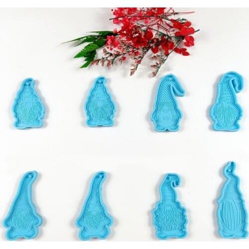 Dwarf Doll Shaped Keychain Epoxy Resin Mold Earrings Pendant Silicone Mould DIY Crafts Jewelry Casting Tool
