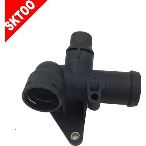 Thermostat housing water pipe head for Audi A4 1.8T 06B 121 132E Coolant Flange