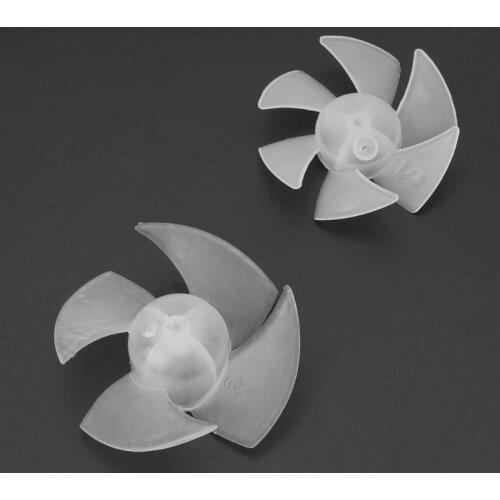 Small Power Mini Plastic Fan Blade 4/6 Leaves For Hairdryer Motor