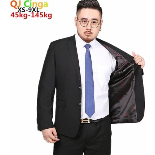 XS-9XL Plus Size Black Formal Suit 3 Piece Mens Business Wedding Party Tuxedo Suits Deep Blue