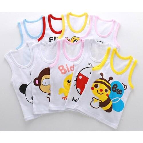 New arrived 2021 Free Shipping Sexy cotton Vest kids students character Clothes Underwear children boy girl 3pc/lot
