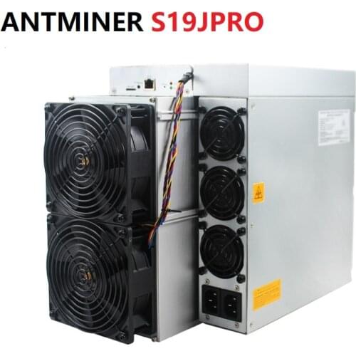 New Asic Miner Bitmain Antminer S19JPRO 104T 100T 96T Miner Bitmain S19jPro Sha256 Algorithm 3050W With PSU
