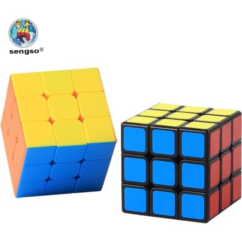 Genuine Sengso Professional competition 3x3x3 Rotate Speed Puzzle Magic Cube Home Game Educational Toys for Children
