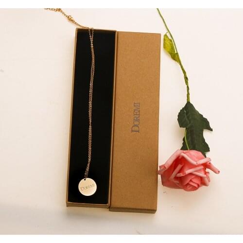 DOREMI Custom Pendant Letters Necklace for Women Girl Custom Jewelry Custom Name Necklaces Children Personalized GoldFemme Chain