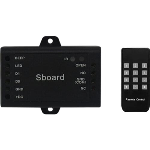 Sboard Mini Single Door Access Control Board Wiegand 26~37 Bits Output 1000 users user data can be transferred