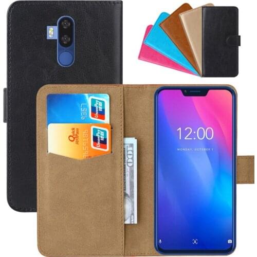 Luxury Wallet Case For Vernee M8 Pro PU Leather Retro Flip Cover Magnetic Fashion Cases Strap